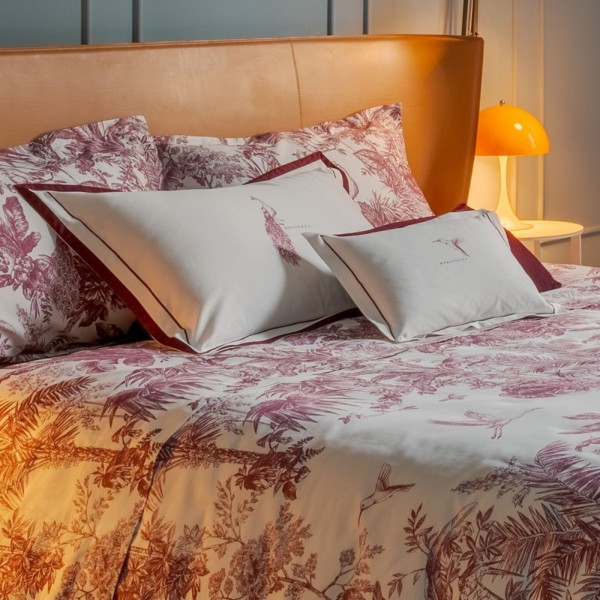 Cuscino Arredo cm 40x30 Fazzini Jungle Bellezza Burgundy