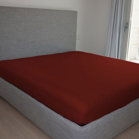 Sotto con angoli 160x200 Cavalieri Lara Bordeaux