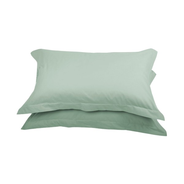 Coppia di federe Cavalieri Lara verde chiaro