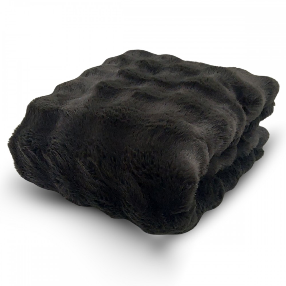 Plaid cm 145x180 Bubble colore antracite Plaid cm 145x180 Bubble colore antracite