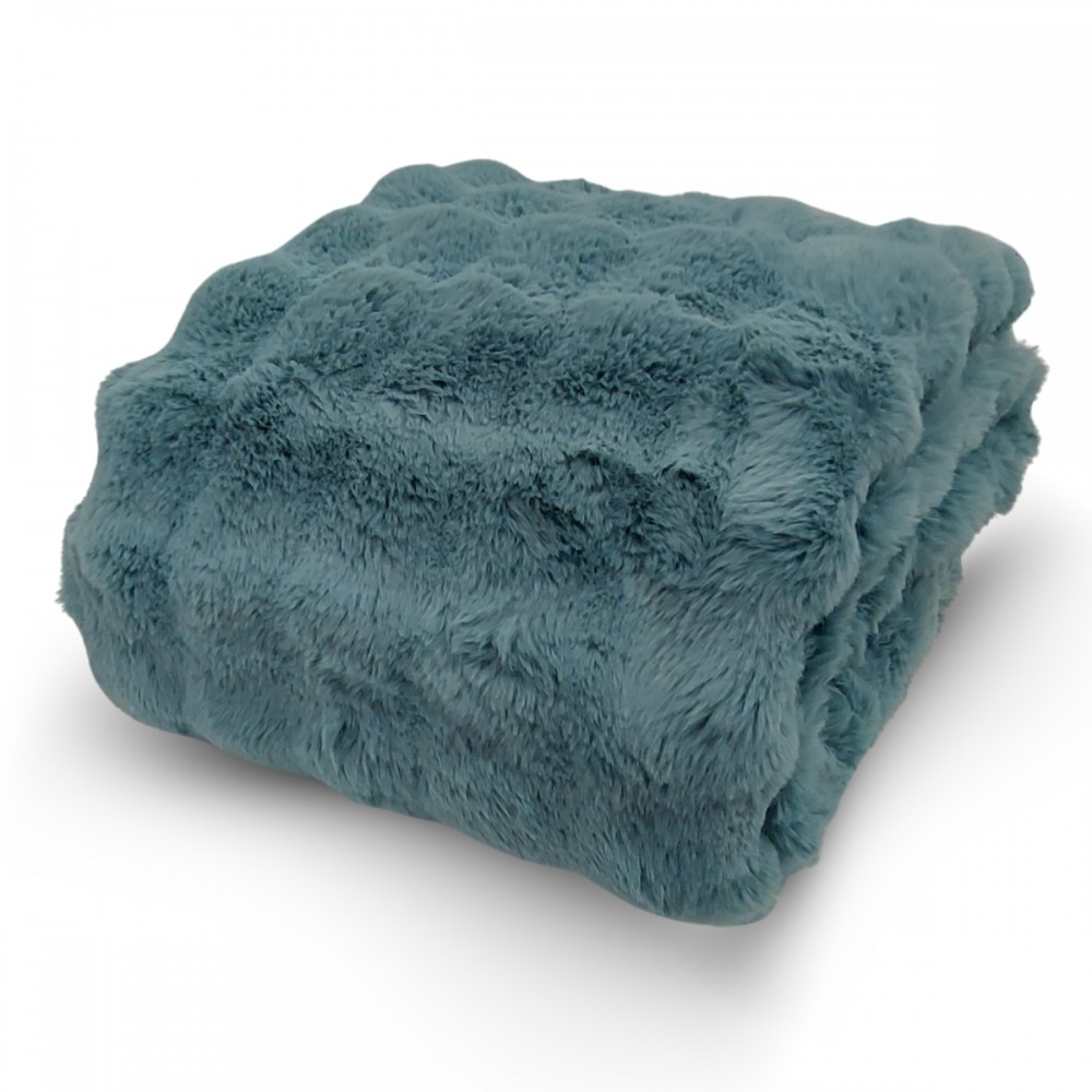 Plaid cm 145x180 Bubble colore carta da zucchero Plaid cm 145x180 Bubble colore carta da zucchero