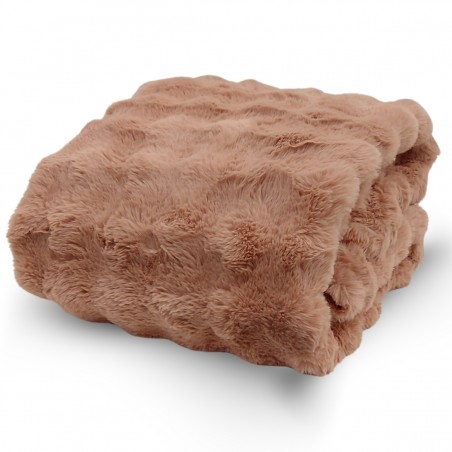 Plaid cm 145x180 Bubble colore rosa