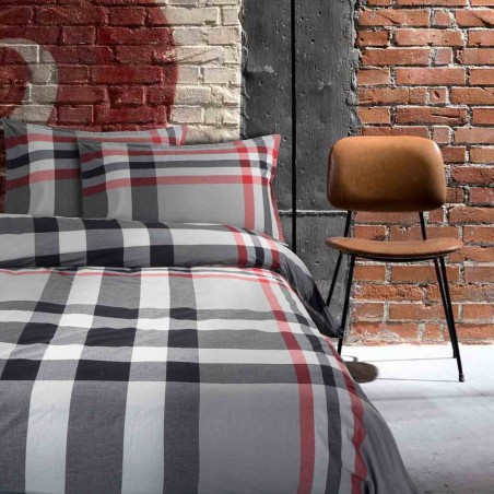 Parure Copripiumino matrimoniale Cavalieri Madison Grigio