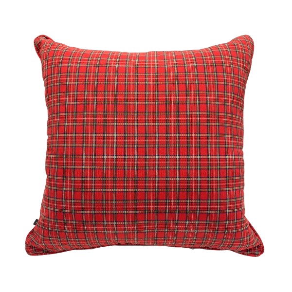 cuscino tartan cm 60x60 burberry rosso