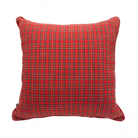 cuscino tartan cm 60x60 burberry rosso