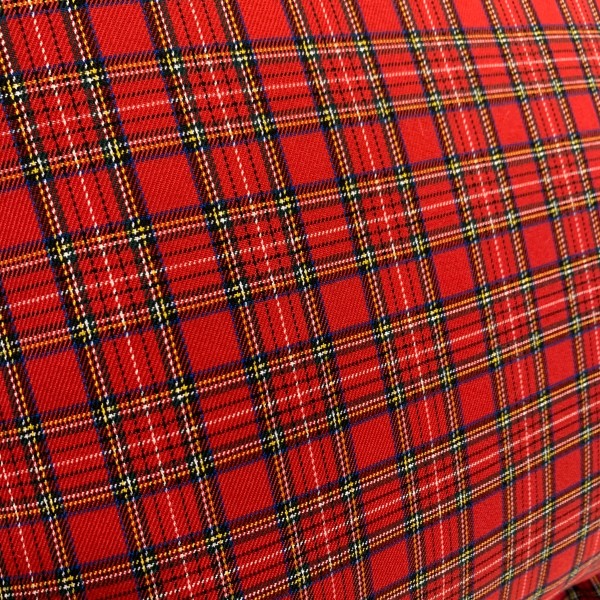 cuscino tartan cm 60x60 burberry rosso