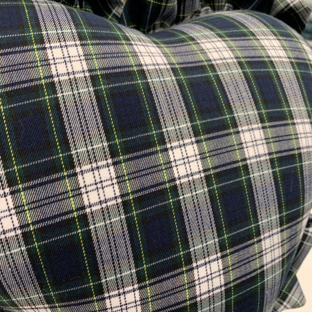 cuscino tartan cuore burberry verde
