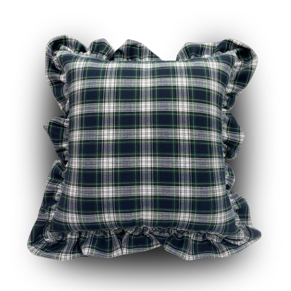 cuscino tartan cm 48x48 burberry verde