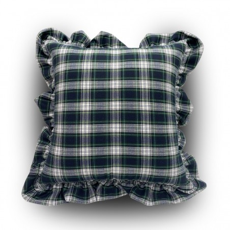 cuscino tartan cm 48x48 burberry verde