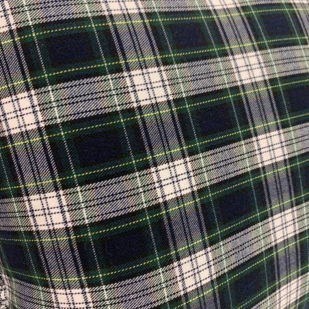 cuscino tartan cm 48x48 con voulants burberry verde