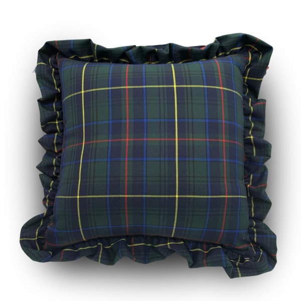 cuscino tartan cm 48x48 scozzese verde